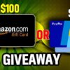 Win a $100 Steam, Amazon or PayPal Gift Card (02/17/2024) {WORLDWIDE}