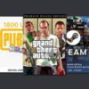 GTA V Online Premium Edition Rockstar Games Key, or Steam $20 USD Gift Card, or PUBG Mobile 1800 UC Gift Card {WW}(11/03/2024)