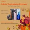 Win CUBOT KingKong ACE 2 RuggedPhone, CUBOT A30 Smartphone or GT1 Smartwatch - 3 WINNERS (11/28/2024) {WORLDWIDE}