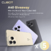 Win 1 of 5 CUBOT A40 Smartphone Global Launch Giveaway (08/14/2025) {WORLDWIDE}