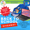 Win an HP Chromebook (1 winner) or Backpack stuffed with school supplies (10 winners) {US PA only} (8/11/2025)